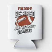 私はフットボール退職したのシーズンの間ではない 缶クーラー (裏面)