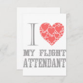 私はフライト付き添い人 サンキューカード (正面/裏面)