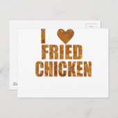 私はフライドチキンが大好きです ポストカード (正面/裏面)