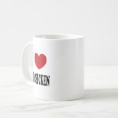 私はフライドチキン大好き_1 コーヒーマグカップ (正面左)