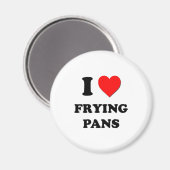 私はフライパンが大好き マグネット (正面/裏面)