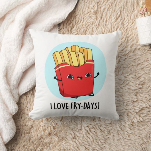 私はフライ日フライフランスのスおもしろいプが大好き クッション (ブランケット)