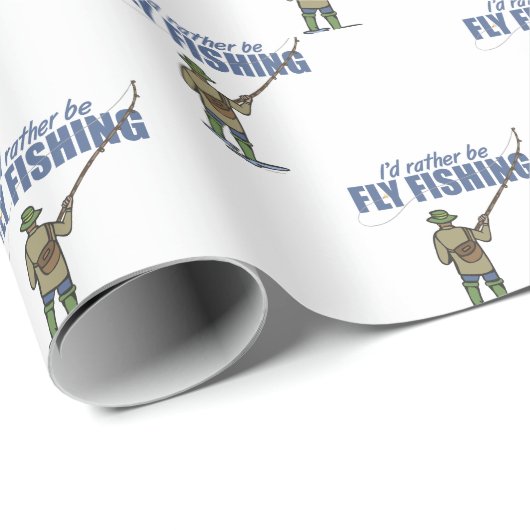 私はフライ釣りをしたほうがいい ラッピングペーパー (ロールコーナー)