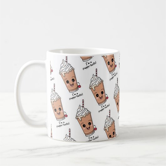 私はフラッペ・タスティックだ |ホイップクリームでフラッペ コーヒーマグカップ (左)