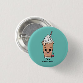 私はフラッペ・タスティックだ |ホイップクリームでフラッペ 缶バッジ