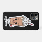 私はフラッペ・タスティックだ |ホイップクリームでフラッペ Case-Mate iPhoneケース (裏面(横))