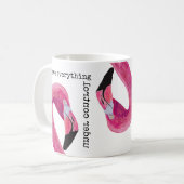 私はフラミンゴ・マグの管理下にある コーヒーマグカップ (正面左)