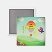 私はフランクフルトドイツ熱気球が大好き マグネット (正面/裏面)