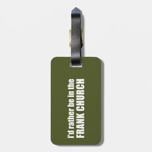 私はフランク教会に行きたい ラゲッジタグ (裏面縦)