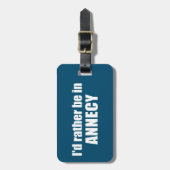 私はフランスに行きたい ラゲッジタグ (正面縦)