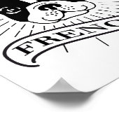 私はフランス人のポスターが大好き ポスター (角)