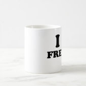 私はフランス語を愛します コーヒーマグカップ (中央)