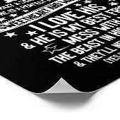 私はフリーキンのパパから自分の態度を素晴らし得る ポスター (角)