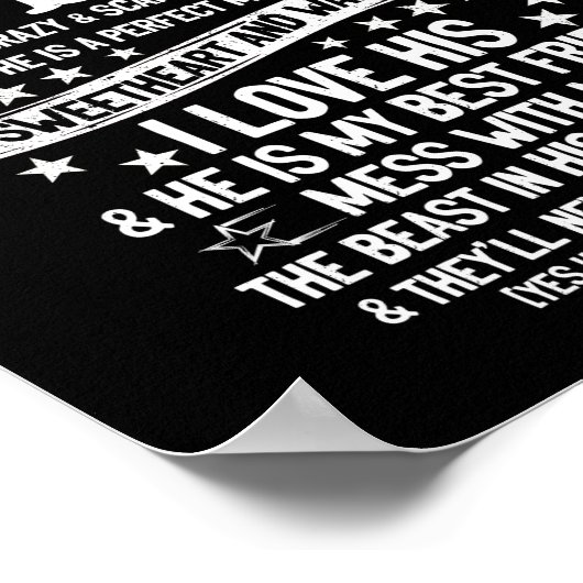 私はフリーキンのパパから自分の態度を素晴らし得る ポスター (角)