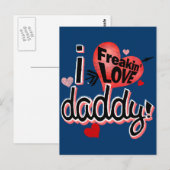 私はフリーキン愛パパ！ ポストカード (正面/裏面)