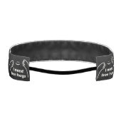 私はフリーハグベビーTシャツが必要 アスレチックヘッドバンド (裏面)