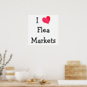 私はフリーマーケットが大好き ポスター (キッチン)