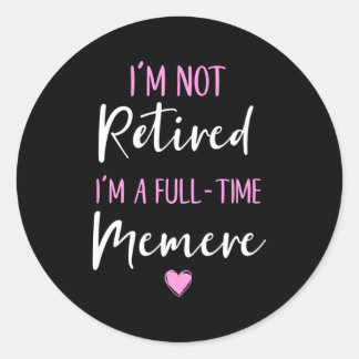 私はフルタイム退職したのメンバーの退職者ではない ラウンドシール
