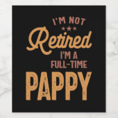 私はフルタ退職したイムパピーではない ワインラベル (シングルラベル)