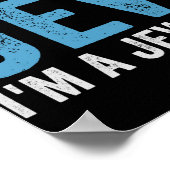 私はフルブラッドのユダヤ人ではない、私はユダヤ風のギフトおもしろいだ ポスター (角)