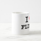 私はフルートを愛します コーヒーマグカップ (中央)