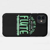 私はフルートを持っ頭が切れるているのかもしれない Case-Mate iPhoneケース (裏面(横))