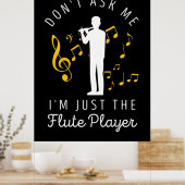私はフルート奏者にすぎない ポスター (キッチン)