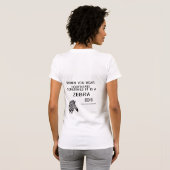 私はフレックスで知っている Tシャツ (裏面フル)