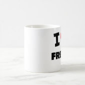 私はフロイトを愛します コーヒーマグカップ (中央)
