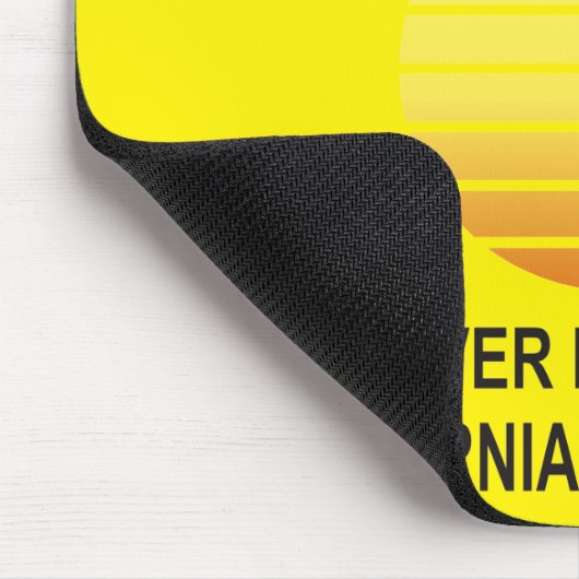 私はフロリダで目覚めるのが大好きで、決して生きなくてもよい マウスパッド (コーナー)