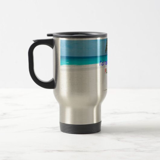 私はフロリダの2トーンのコーヒーマグに行きたい トラベルマグ (左)