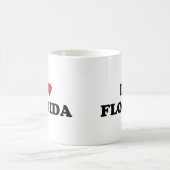 私はフロリダを愛します コーヒーマグカップ (中央)