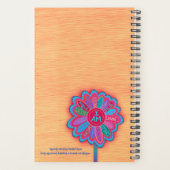 私はフローラカラフル感動的ガーリープランナー プランナー手帳 (裏面)