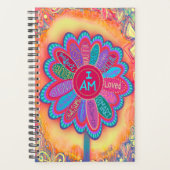 私はフローラカラフル感動的ガーリープランナー プランナー手帳 (正面)