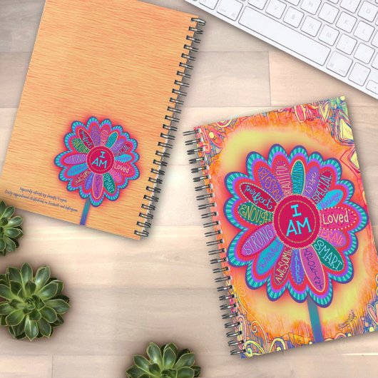 私はフローラカラフル感動的ガーリープランナー プランナー手帳