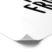 私はフードパンしかおもしろい持たない ポスター (角)