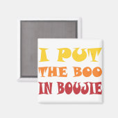 私はブギーにその本を置いた マグネット (正面/裏面)