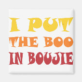 私はブギーにその本を置いた マグネット (正面)