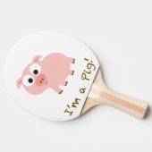 私はブタです 卓球ラケット (横)