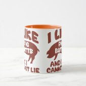 私はブタのお尻を好み、あることができません マグカップ (中央)