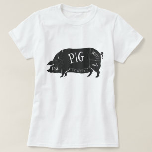 私はブタのお尻を好み、あることができません Tシャツ