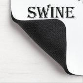 私はブタ「09を生き延びました マウスパッド (コーナー)