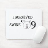 私はブタ「09を生き延びました マウスパッド (マウス)