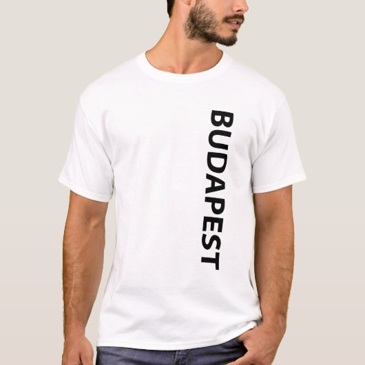 私はブダペストが大好き Tシャツ (正面)