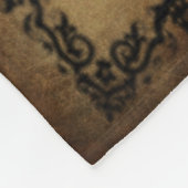 "私はブッシェルおよびコツコツつつく音"のフリースブランケット愛します フリースブランケット (角)