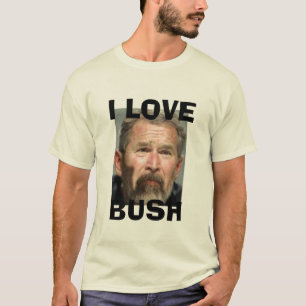 私はブッシュのTシャツを愛します Tシャツ