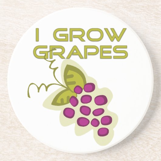 私はブドウのコースターを栽培する コースター (正面)