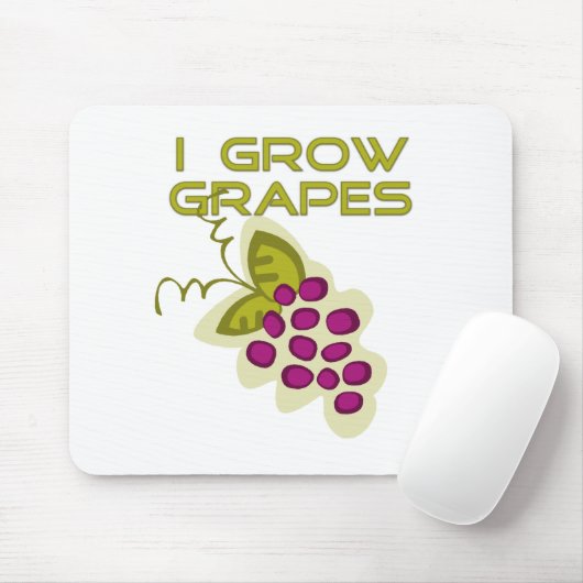 私はブドウのTシャツおよびギフトを育てます マウスパッド (マウス)