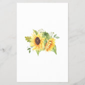 私はブライダルシャワーひまわりゲームカード チラシ (裏面)