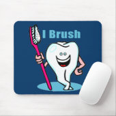 私はブラシをかけます マウスパッド (マウス)